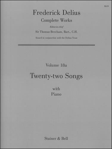 Twenty-Two Songs With Piano